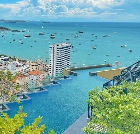 Edge Central Pattaya Seaview Residence With Infinity Pool Exterior photo